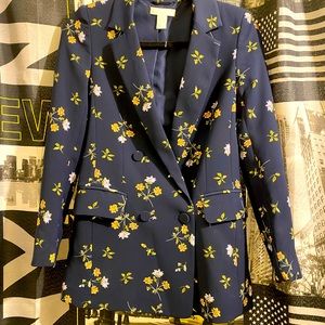 H&M floral blazer